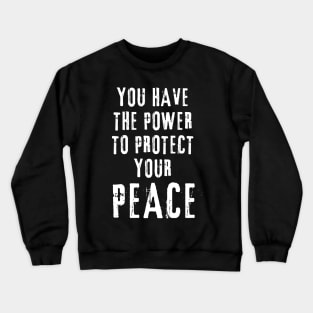 Peace Guardian Tee Crewneck Sweatshirt